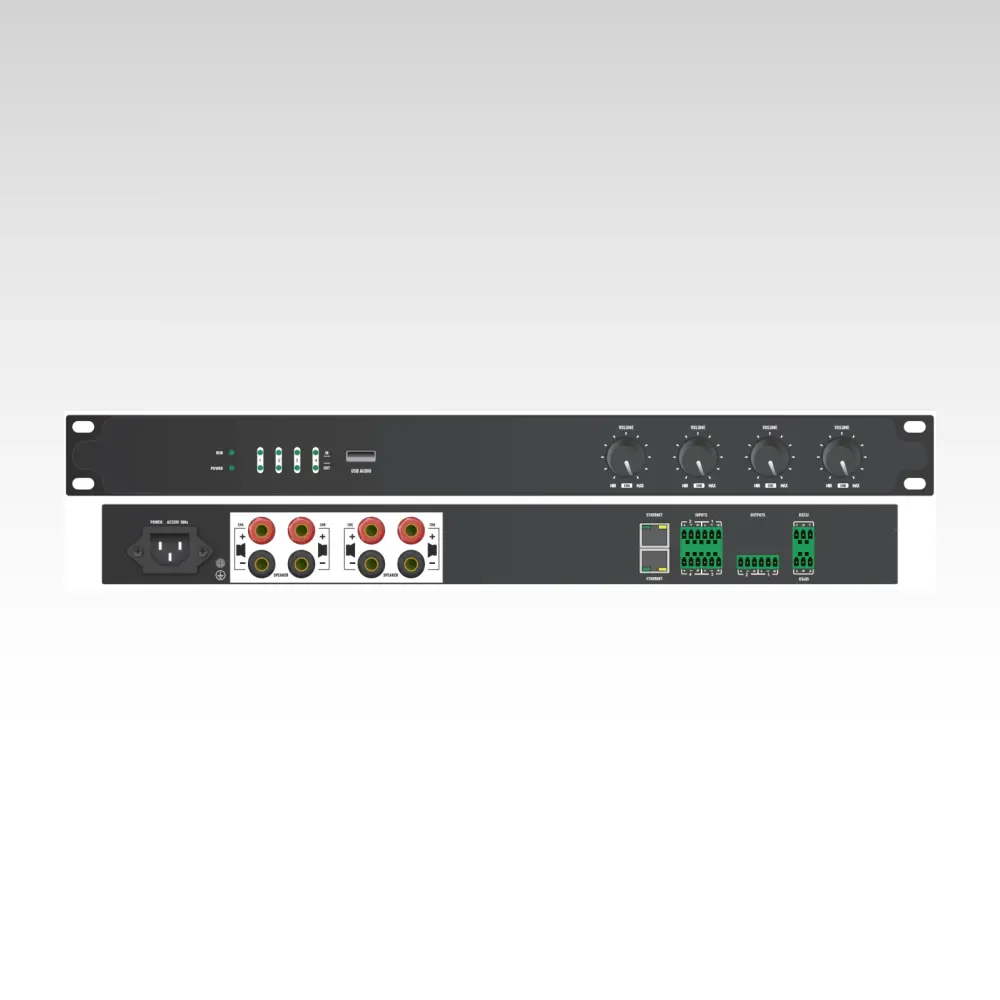 4×4 Digital Audio Processor with 4x150W 8ohms