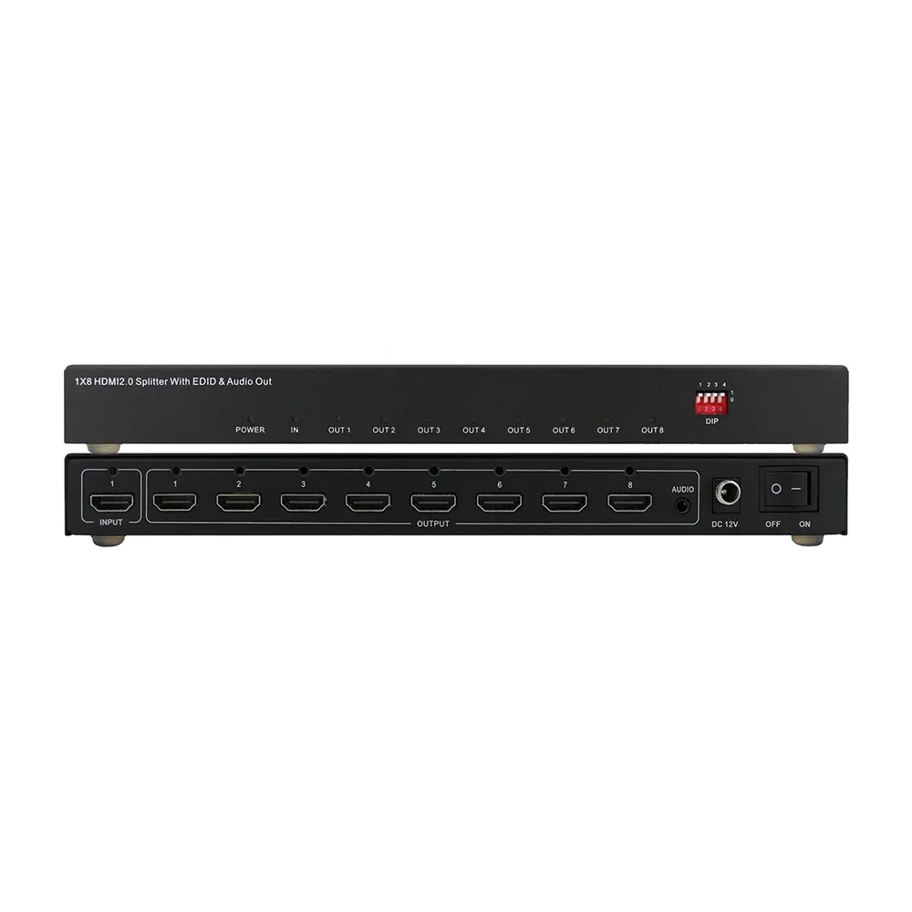 1×8 HDMI2.0 splitter