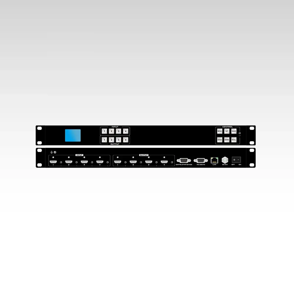 SMS-MANAGER-400M-4K30 series 4×4, 8×8 HDMI Matrix Switcher with Seamless switching and TV Wall function