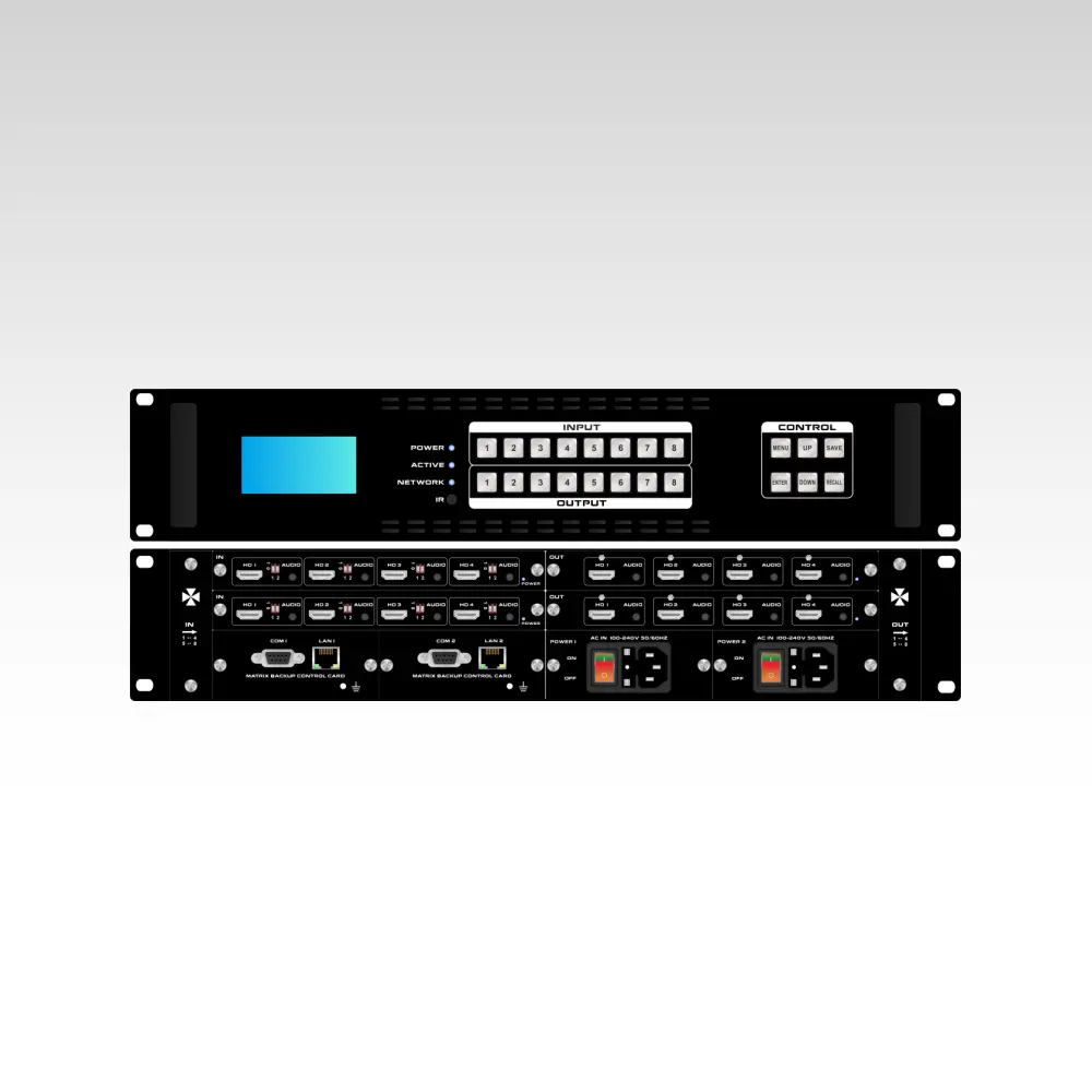VM 8×8 Modular Matrix Switcher with iPad APP control