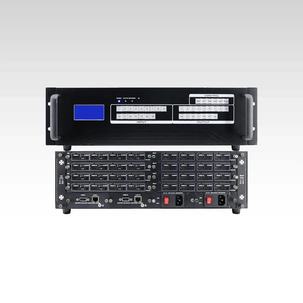 16×16 Modular Matrix Switcher with iPad APP control